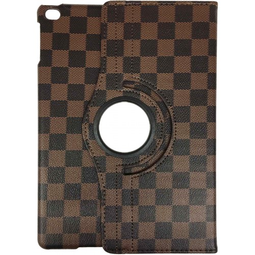 iPad Air 2017/2018 9.7 Portfolio Case Checker Brown